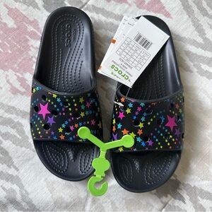 Star Crocs size 3
